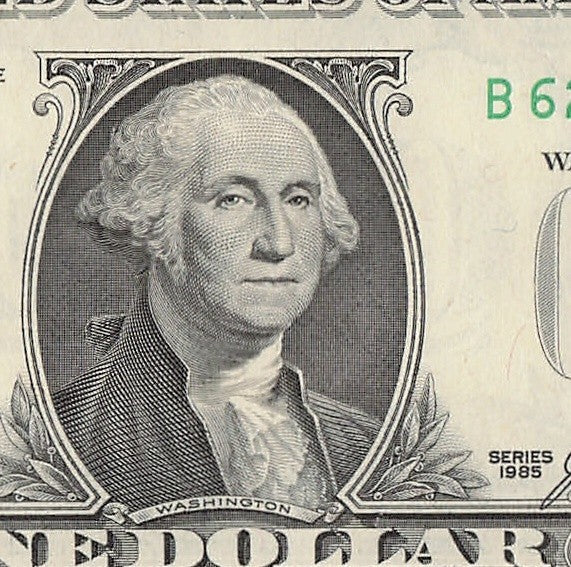 Radar Fancy Serial Number One Dollar Bill 1985 2s 6s 7s 9s BB Block Palindrome