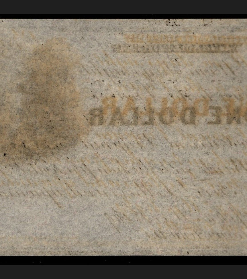 Williams Port Obsolete Maryland 1840s Era UNC $1 Buying 1 Note