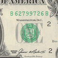 Radar Fancy Serial Number One Dollar Bill 1985 2s 6s 7s 9s BB Block Palindrome