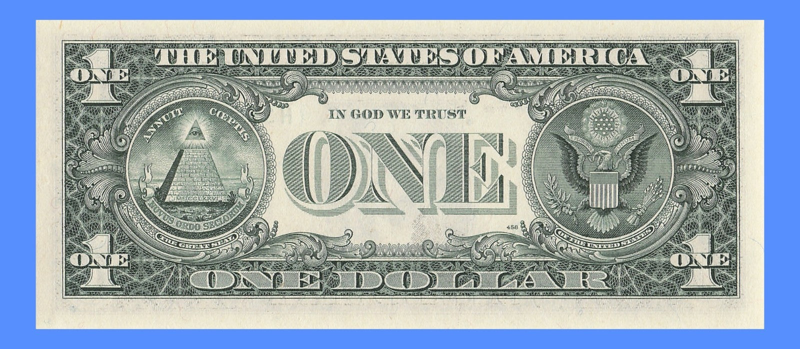 Repeater Fancy Serial Number One Dollar Bill 2s 3s 6s 7s 1988A HB Block