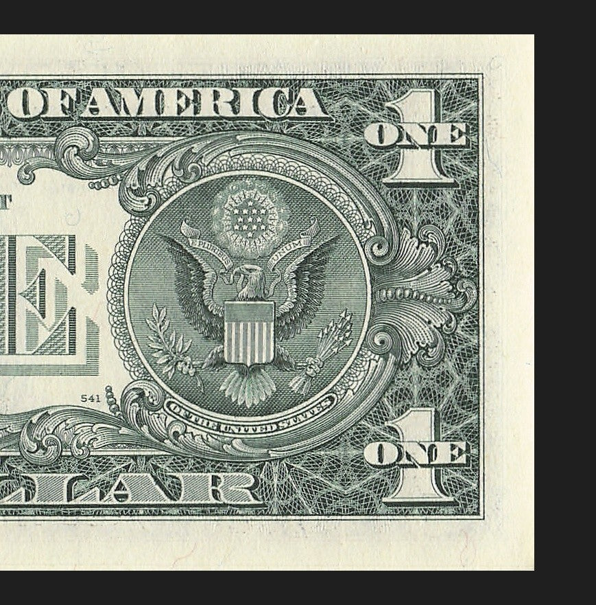 Star Note One Dollar Bill 1995 $1 D* Block Cleveland Run 1 Four in a Row 6s