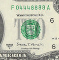 Two Dollar Bill Fancy Serial Number 2017A $2 Triple Quad Trinary 0s 4s 8s