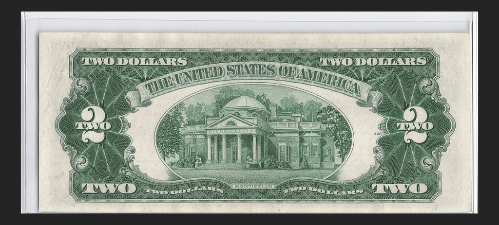 Four in a Row 1s Fancy Serial Number Two Dollar Red Seal 1953C $2 POS 3