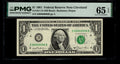 Low Serial Number 96 Fancy Serial Number One Dollar Bill PMG D00000096B