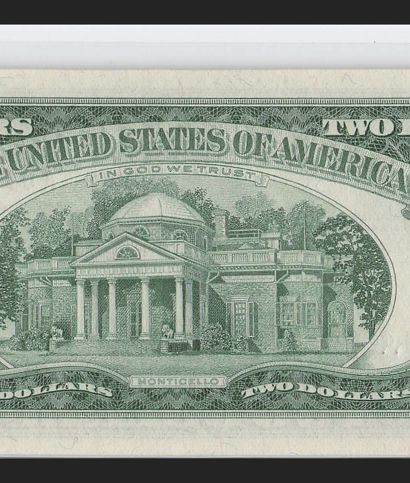 Double Radar Fancy Serial Number Two Dollar Red Seal 1963 0s 1s 2s 9s