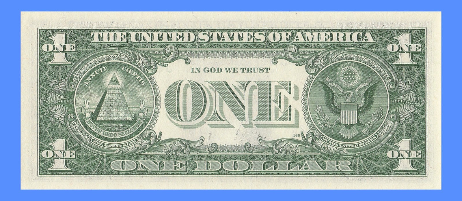 Radar Fancy Serial Number One Dollar Bill 1981 2s 5s 6s 9s JL