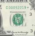Star Note One Dollar Bill 1969 $1 C* Block Philadelphia Run 1 640K Low Serial