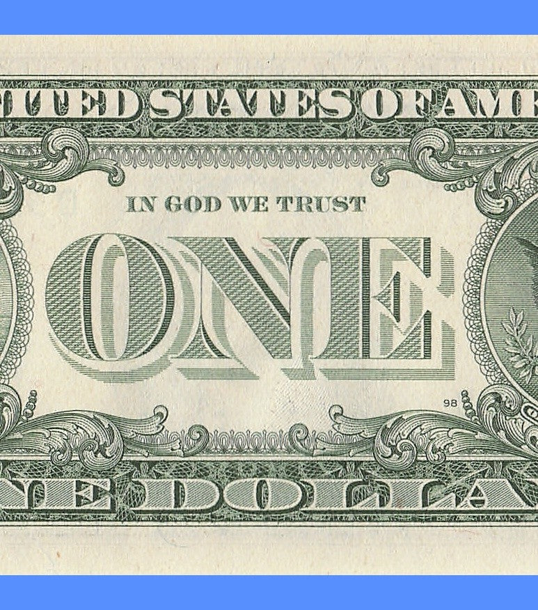 Repeater Fancy Serial Number One Dollar Bill 1985 2s 6s 9s DC Block