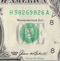 Repeater Fancy Serial Number One Dollar Bill 1985 9s 8s 2s 6s HA Block
