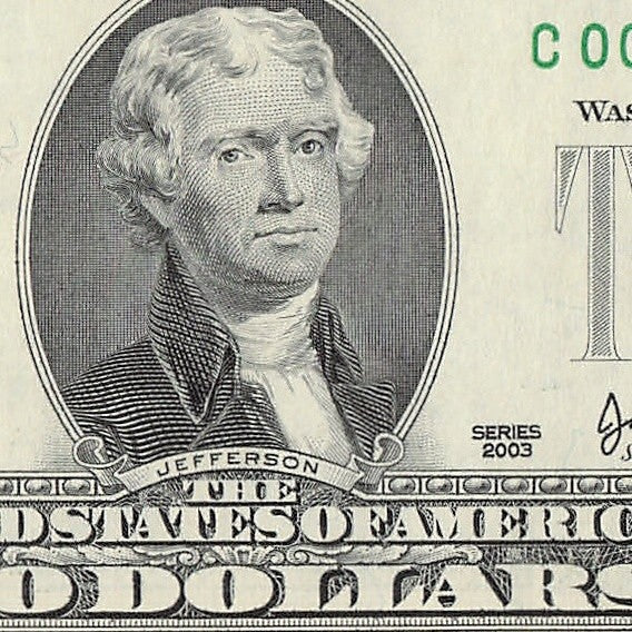 Binary Low Serial Number Star Note Two Dollar Bill C00009009* 9s 0s Philadelphia