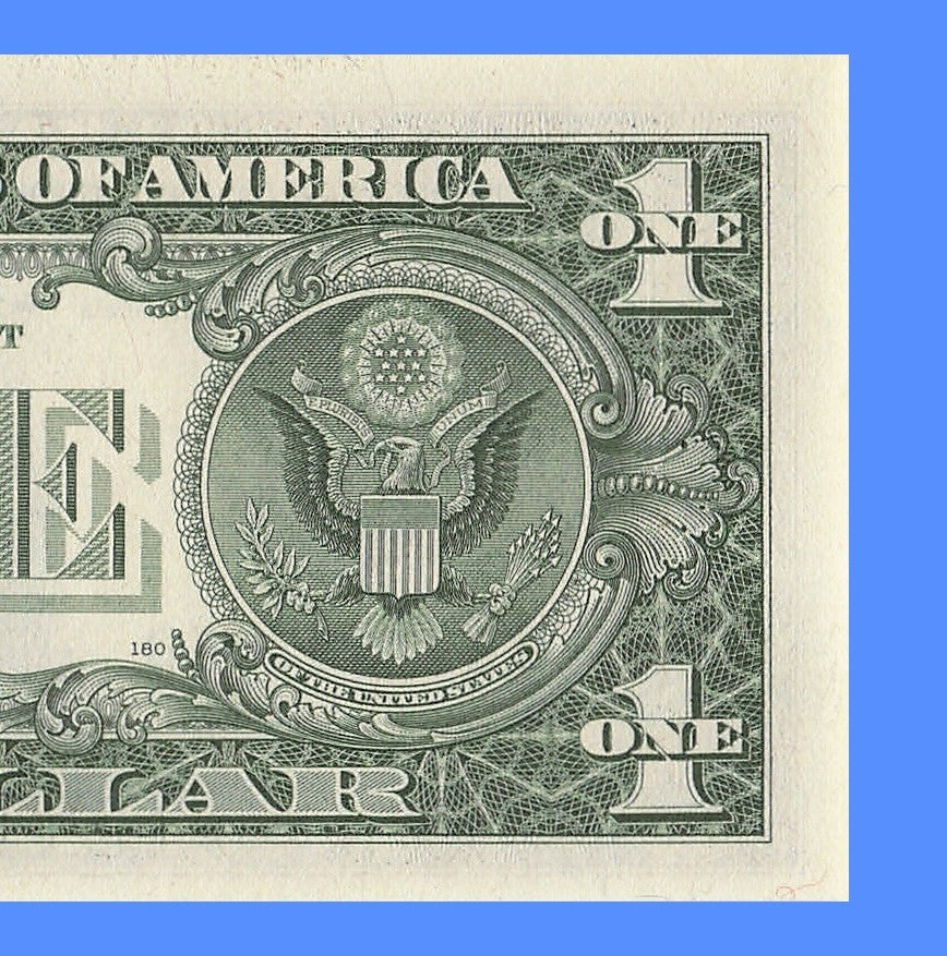 Radar Fancy Serial Number One Dollar Bill 1985 2s 6s 7s 9s BB Block Palindrome