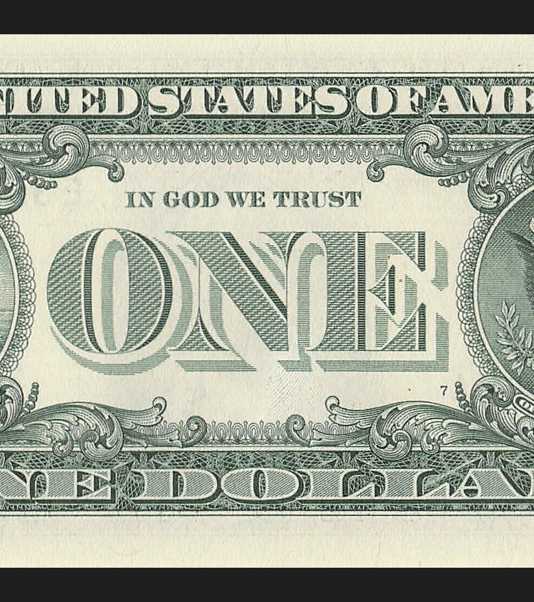 Six Digit Ladder Fancy Serial Number One Dollar Bill 9s 8s 7s 6s 5s 4s 2021 $1