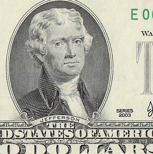 Binary Low Serial Number Star Note Two Dollar Bill E00004004* 4s 0s Richmond