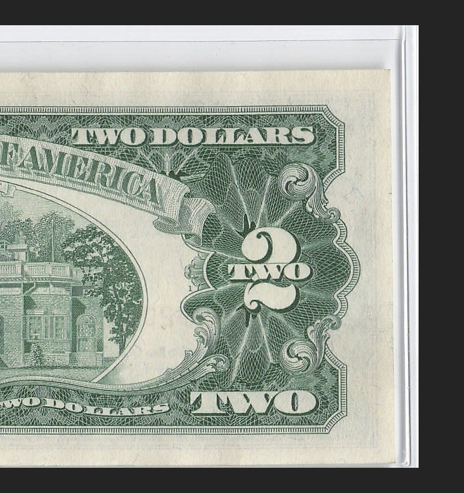 Alternator 2s Fancy Serial Number Two Dollar Red Seal 1963 Skipper UNC