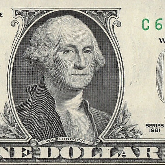 Radar Fancy Serial Number One Dollar Bill 1981 2s 4s 6s 9s CB