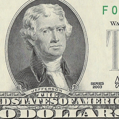 Binary Low Serial Number Star Note Two Dollar Bill F00003033* 3s 0s Atlanta