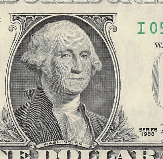 Repeater Fancy Serial Number One Dollar Bill 0s 2s 5s 6s 1988 IA Block