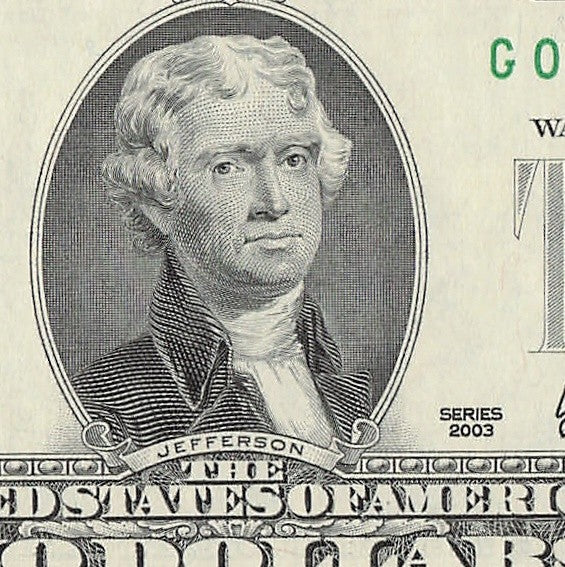 Binary Low Serial Number Star Note Two Dollar Bill G00004400* 4s 0s Chicago