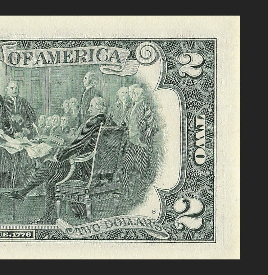 Binary Low Serial Number Star Note Two Dollar Bill H00002220* 2s 0s St Louis