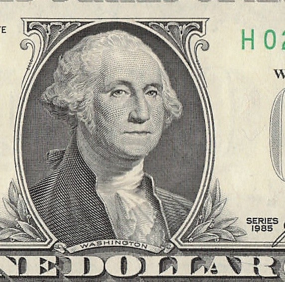Repeater Fancy Serial Number One Dollar Bill 1985 0s 2s 6s HA Block