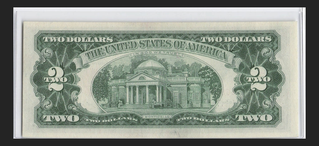 Four in a Row 6s Fancy Serial Number Two Dollar Red Seal 1963 $2 POS 3
