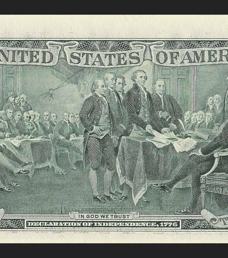 Binary Low Serial Number Star Note Two Dollar Bill G00004400* 4s 0s Chicago