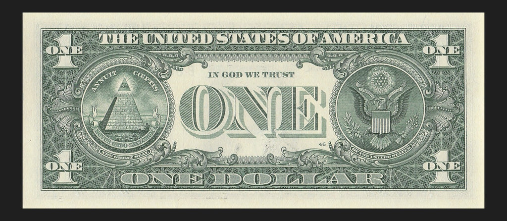 Binary Fancy Serial Number One Dollar Bill 2021 $1 BC Block 2s 8s