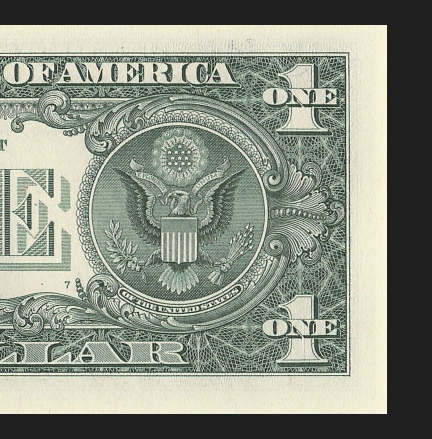 Six Digit Ladder Fancy Serial Number One Dollar Bill 9s 8s 7s 6s 5s 4s 2021 $1