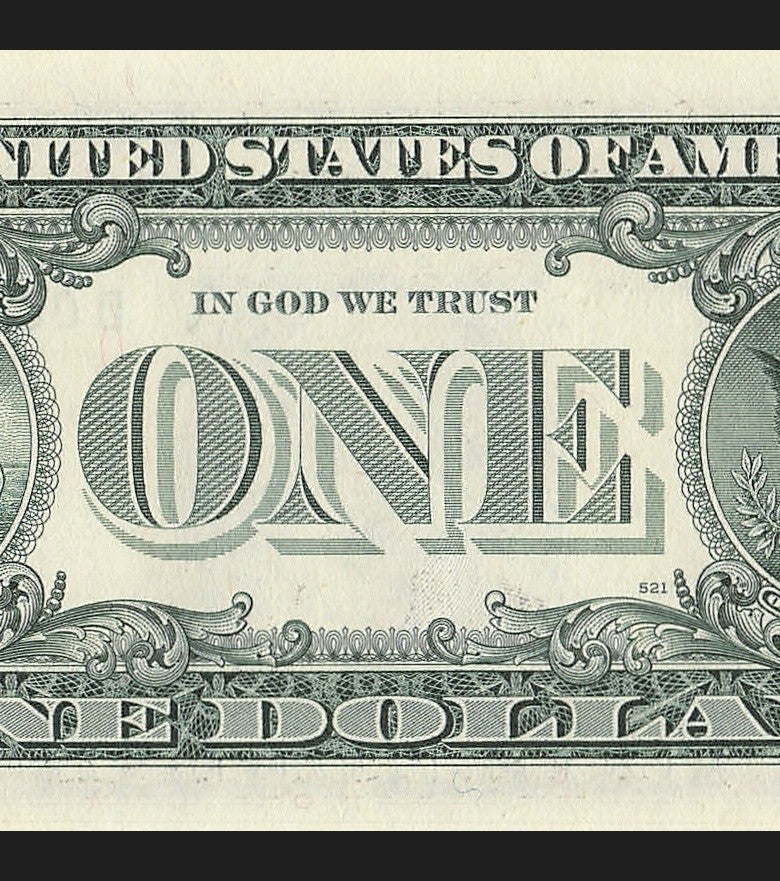 Bookend Fancy Serial Number One Dollar Star Note 00s Cleveland 1995 $1