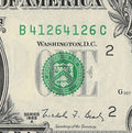 Repeater Fancy Serial Number One Dollar Bill 1s 2s 4s 6s 1988A BC Block