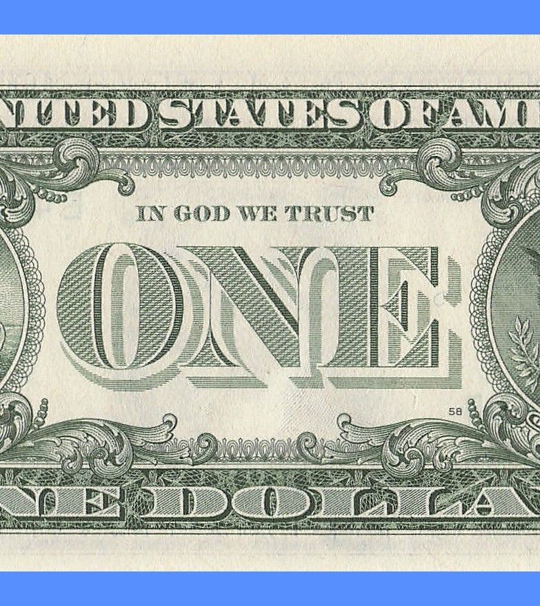 Repeater Fancy Serial Number One Dollar Bill 1981A 0s 2s 4s 6s ED Block