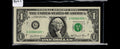 Star Note One Dollar Bill 1981 $1 G* Block Chicago Run 7 UNC