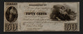 Williams Port Obsolete Maryland 1840s Era UNC 50 Cent Buying 1 Note