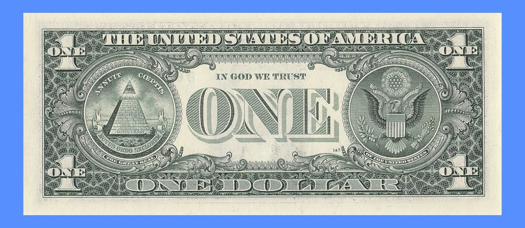 Radar Fancy Serial Number One Dollar Bill 2s 6s 7s 1988A BL Block Trinary