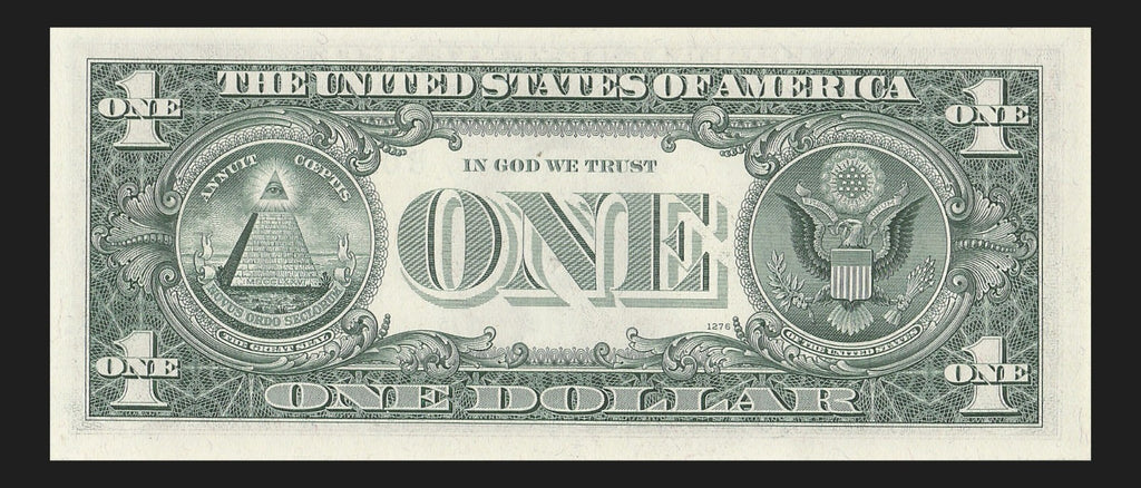 Star Note One Dollar Bill 1969 $1 B* Block New York Run 15 640K UNC Five kind 0s