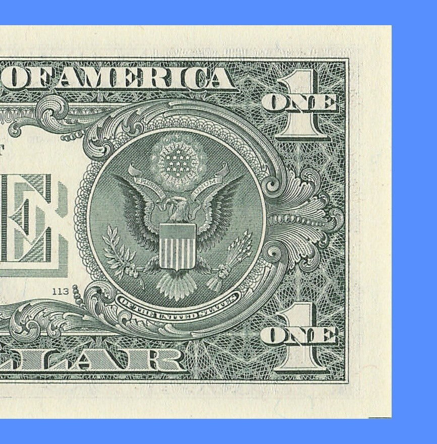 Radar Fancy Serial Number One Dollar Bill 3s 2s 6s 2003A KG Block