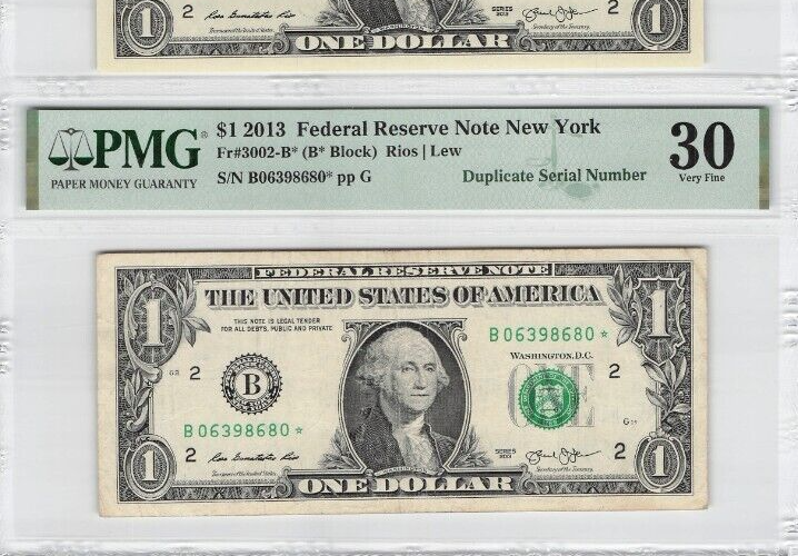 Sequential Duplicate B Star Matched Set B06398680* B06398679* Rarest Set Known