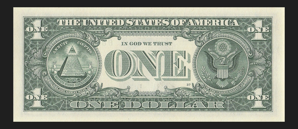 Binary Fancy Serial Number One Dollar Bill 2021 $1 BC Block 2s 8s Six in a Row