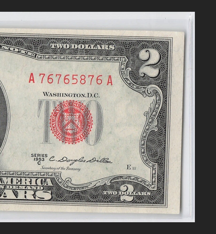 Mini Super Repeater Fancy Serial Number Two Dollar Red Seal 1953C 76s