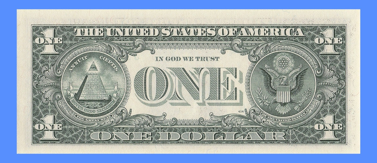 Repeater Fancy Serial Number One Dollar Bill 1988 2s 3s 6s JB Block Trinary