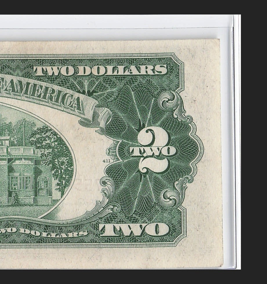 Trinary Fancy Serial Number Two Dollar Red Seal 1953 C Sequential 5s 6s 7s