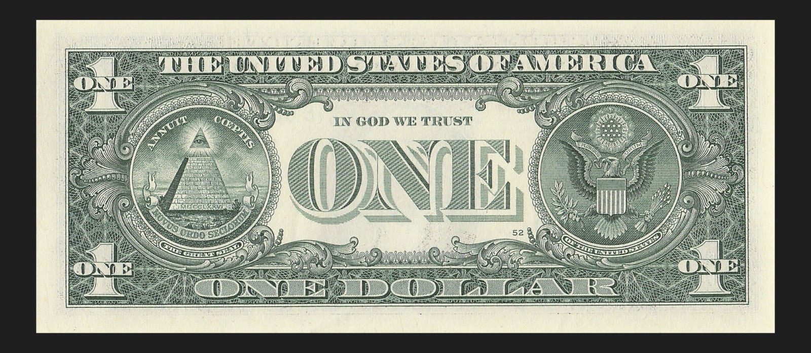 Radar Fancy Serial Number One Dollar Bill 2021 $1 BD Palindrome 0s 2s 9s Bookend