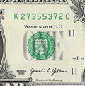 Radar Fancy Serial Number One Dollar Bill 2021 $1 KC Palindrome 2s 7s 3s 5s
