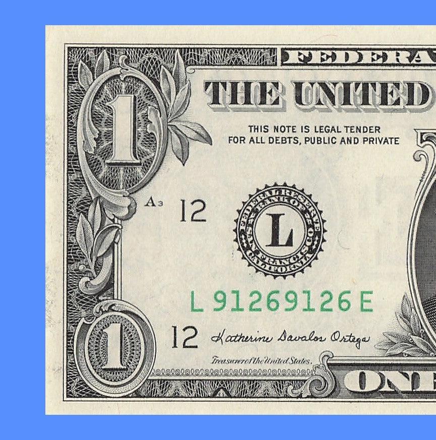 Repeater Fancy Serial Number One Dollar Bill 1981A 1s 2s 6s 9s LE Block