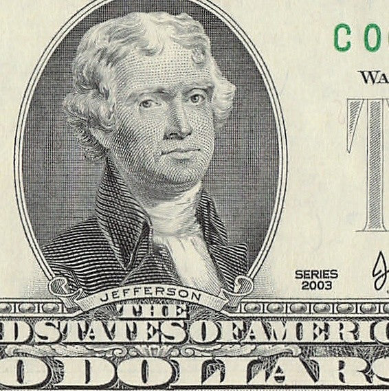 Binary Low Serial Number Star Note Two Dollar Bill C00005055* 5s 0s Philadelphia