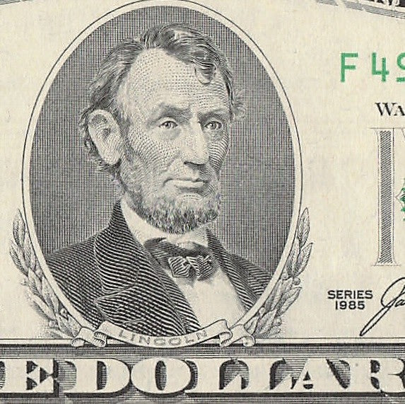 Repeater Fancy Serial Number Five Dollar Bill $5 1985 FA Block 4s 9s 2s 6s
