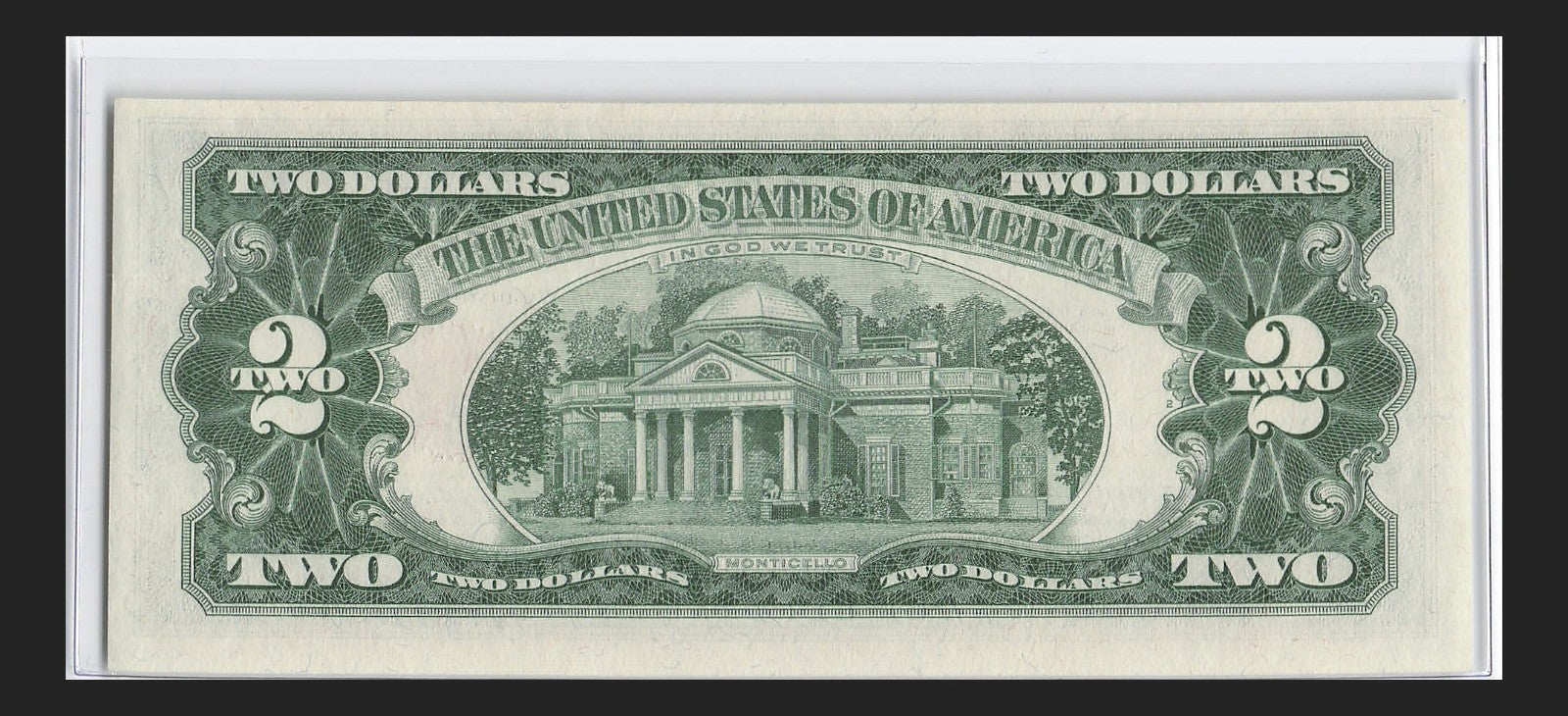 Double Repeater Fancy Serial Number Two Dollar Red Seal 1963 0s 5s 1s 9s