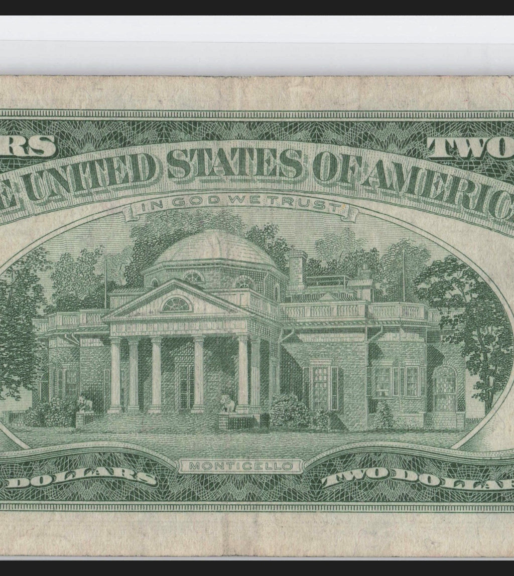 Binary 0s 5s Fancy Serial Number Two Dollar Red Seal Star Note Five in a Row 5s