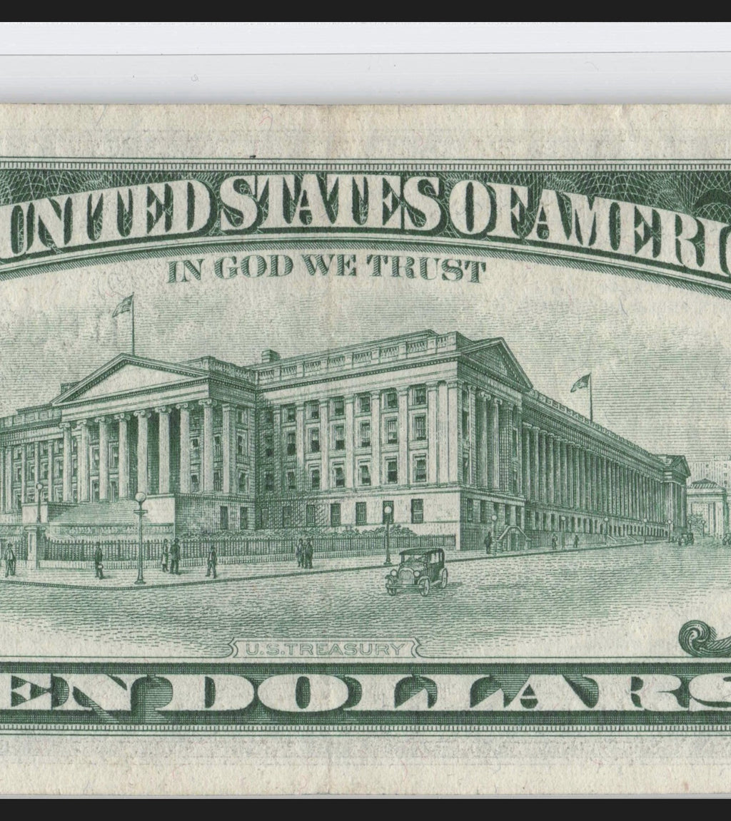 Binary Flipper 0s 8s Fancy Serial Number Star Note Ten Dollar Bill 1969 D* Block