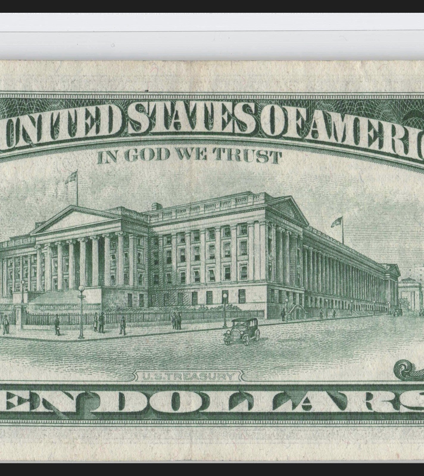 Binary Flipper 0s 8s Fancy Serial Number Star Note Ten Dollar Bill 1969 D* Block